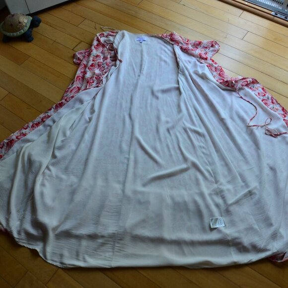 & Other Stories Flutter Sleeve Wrap Midi Dress EUR 44 fits XL US - Picture 13 of 15